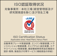 ISO認証取得状況
